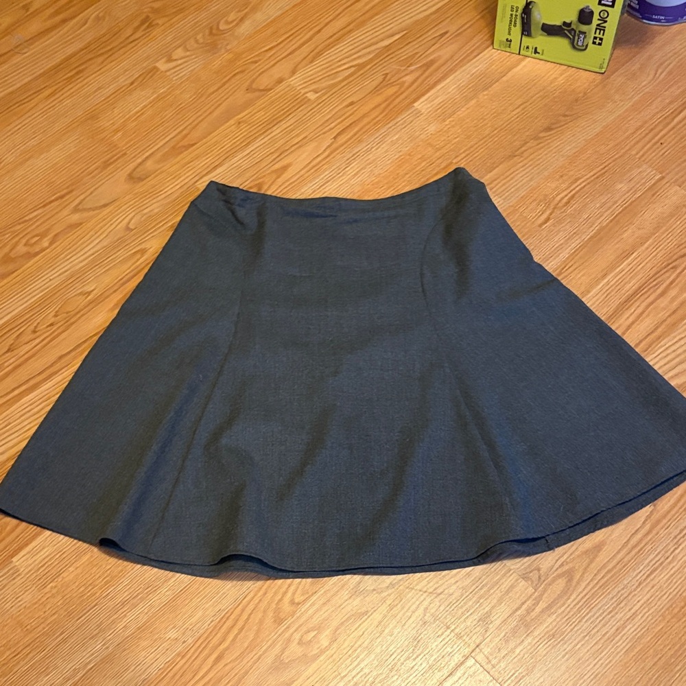 Talbots Charcoal Gray A-Line Skirt, size 12